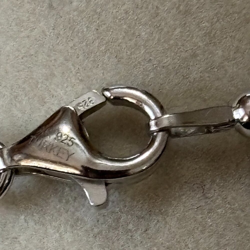 Turkey Sterling Silver Gold Plate Balls - Picture 9 of 10
